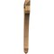 Ekena Millwork Legacy Arts & Crafts Rough Sawn Bracket, Western Red Cedar, 4"W x 42"D x 48"H BKT04X42X48LEC03RWR - alternate 3